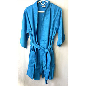 by Lora Thigh Length Kimono Women's Robe, Coverup waffle cotton blended